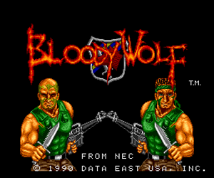 Bloody Wolf (USA) Screenshot